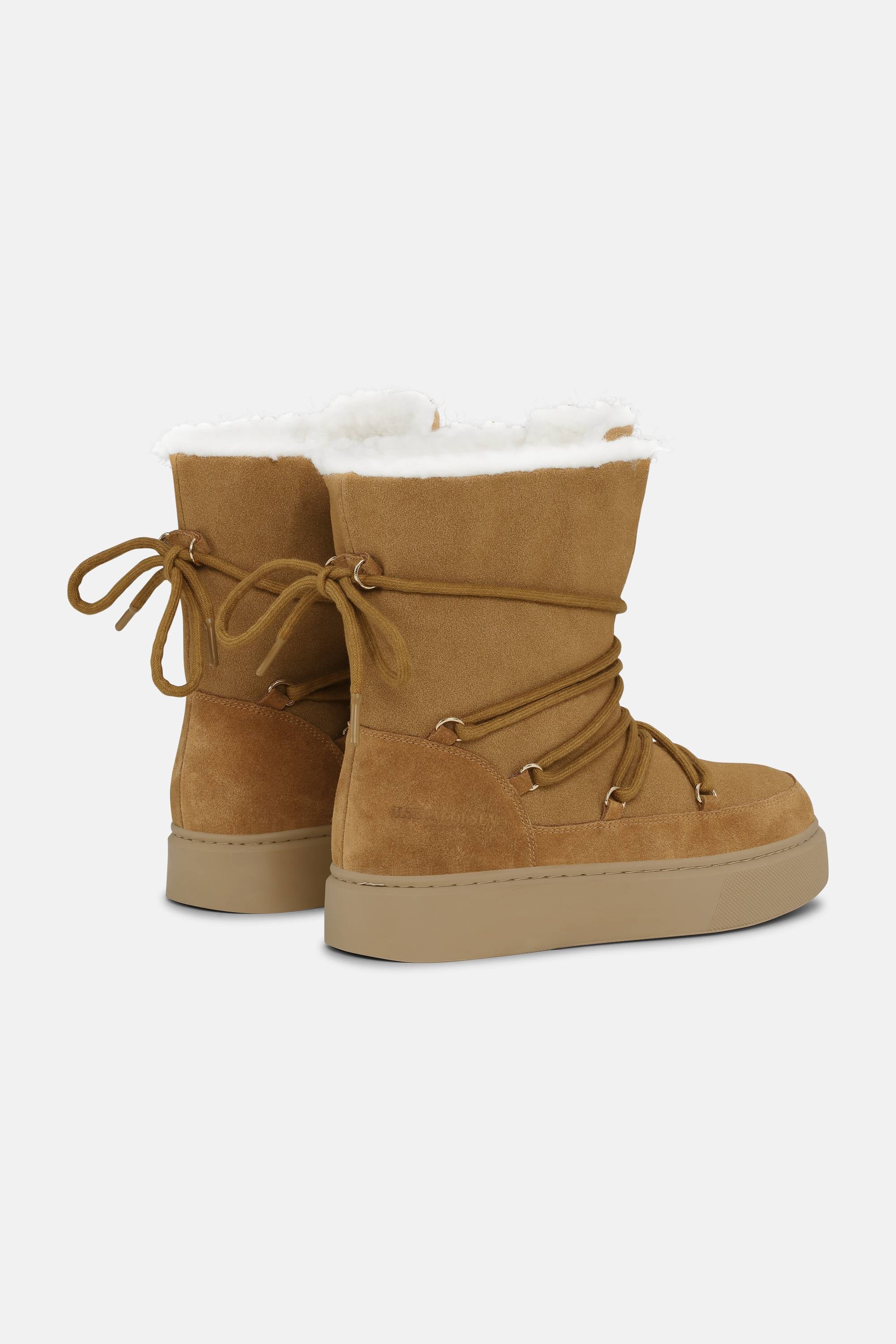 Warm Winter Low Boot - Cashew Natural